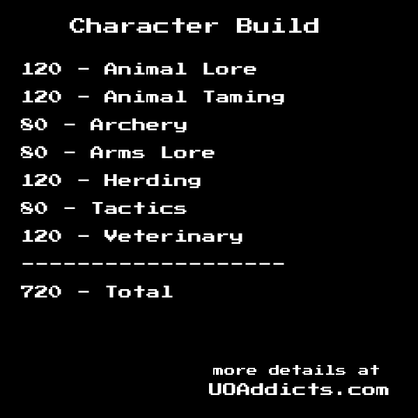 UO Template | OP Archery Tamer | UO Addicts