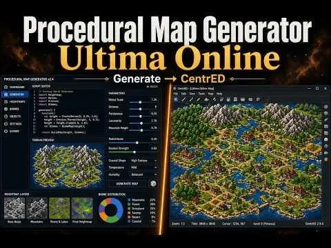 Procedural Map Generator for Ultima Online